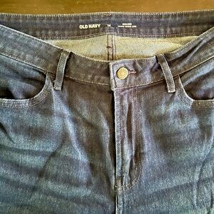 Old Navy High Rise Wow Wide Leg Blue Denim Jeans